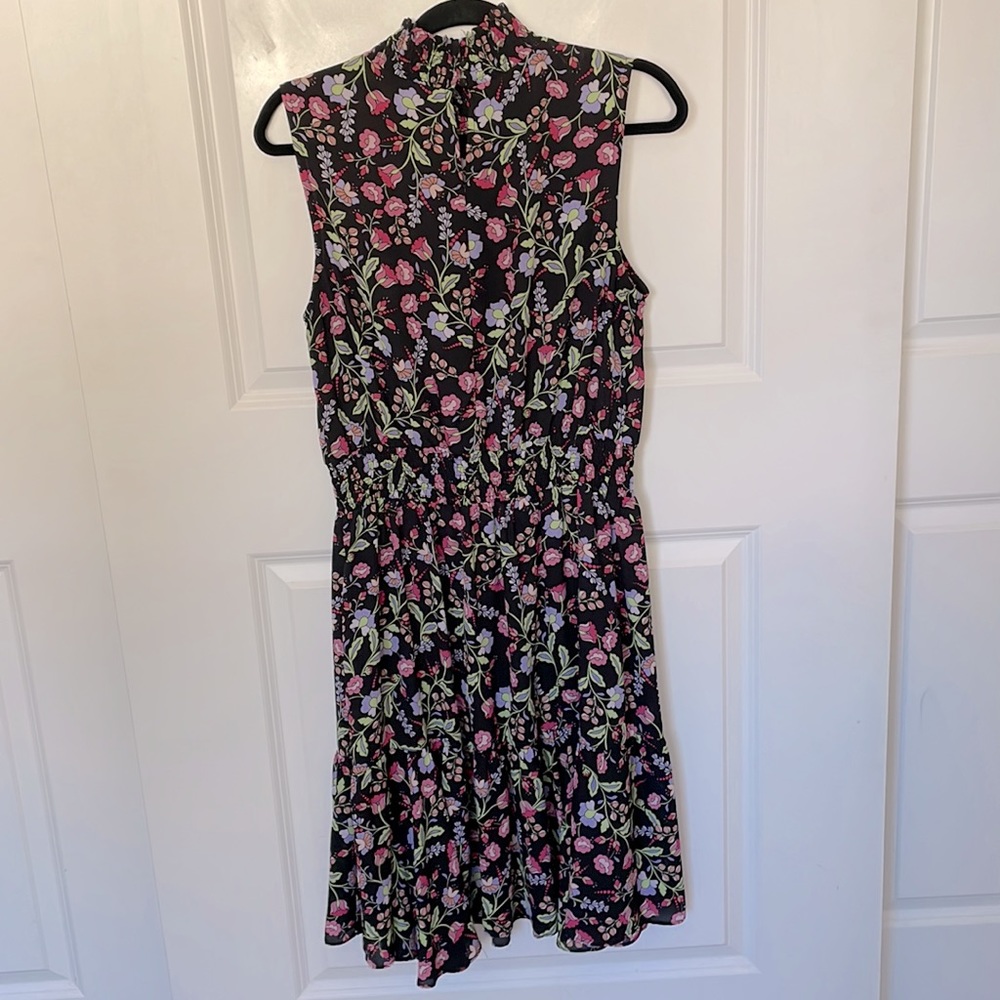 Nanette Lepore Smocked Floral Dress 12 - Picture 4 of 6